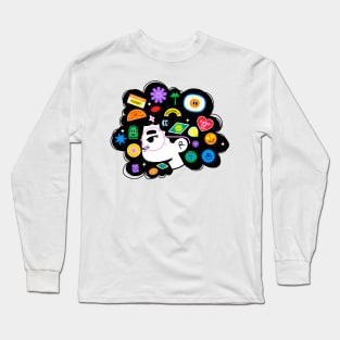 Stickers Long Sleeve T-Shirt